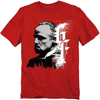 Big & Tall Godfather Spray Tee Graphic Tee