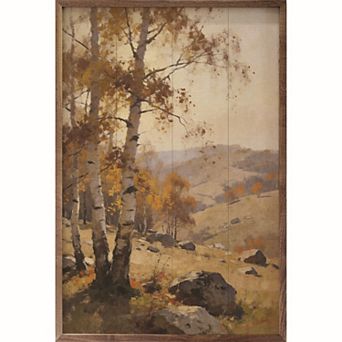 Kendrick Home Autumn Hills Framed Wall Art