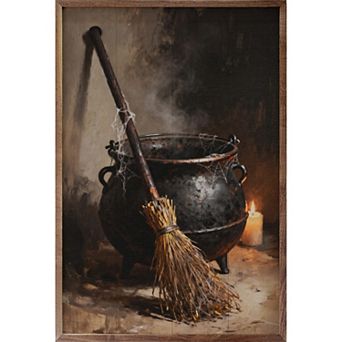 Kendrick Home Cauldron Decorative Wall Art
