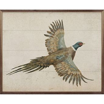 Kendrick Home Pheasant Framed Wall Art