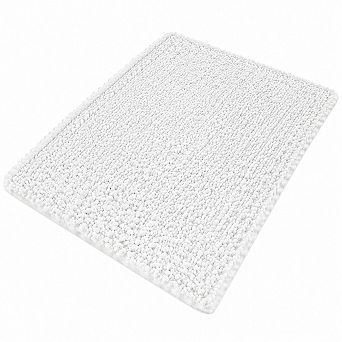 Extra Thick Soft Chenille Non Slip Absorbent Quick Dry Washable Bath Mat