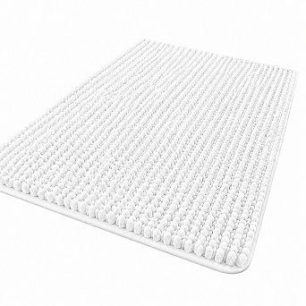 Extra Soft Absorbent Chenille Bath Rug Non Slip Machine Washable Quick Dry Mat