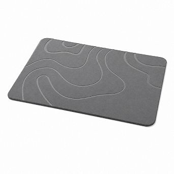 Diatomaceous Earth Stone Bath Mat Super Absorbent Non Slip Quick Drying Easy Clean