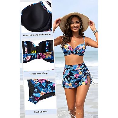 Underwire Bikini Swim Outfit