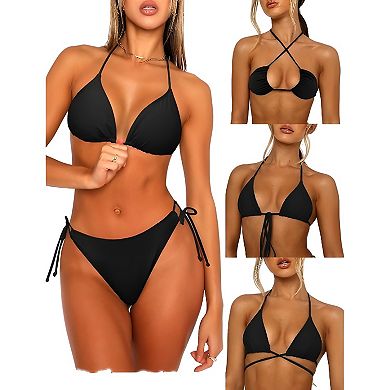 Halter Neck Bikini Swimwear