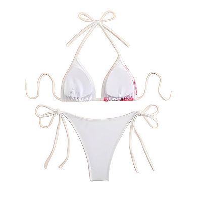 Adjustable String Bikini Set