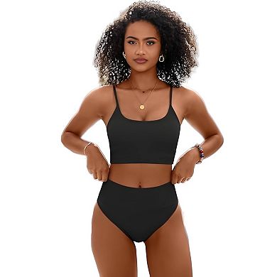 Modern Textured Bikini Set