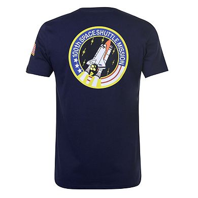 NASA Mens Alpha Industries Shuttle Regular T-Shirt