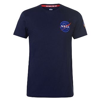 NASA Mens Alpha Industries Shuttle Regular T-Shirt