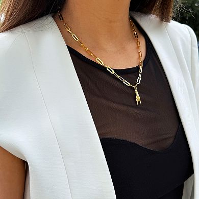 ITALIAN HAND Necklace Charm Pendant Only - Waterproof