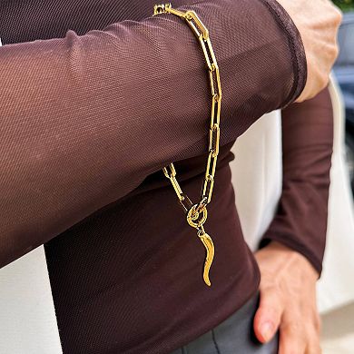 ITALIAN HORN Bracelet Charm Only - Waterproof