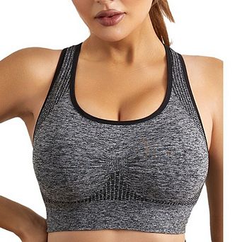 Sports Bras For Women Padded Sports Bra Seamless Racerback Breathable Bra