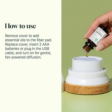 Plant Therapy Home AuraDrop Fan Diffuser - Designed for Easy, Everyday Use