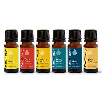 Plant Therapy Top 6 Essential Oil Blends Set
