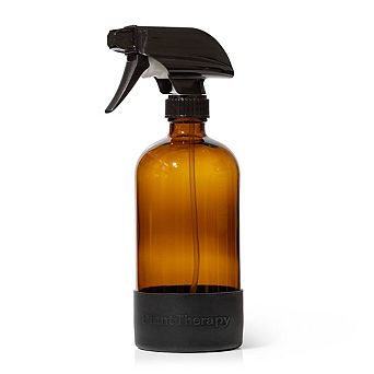 Plant Therapy 16 oz Glass Spray Bottle with Black Silicone Sleeve