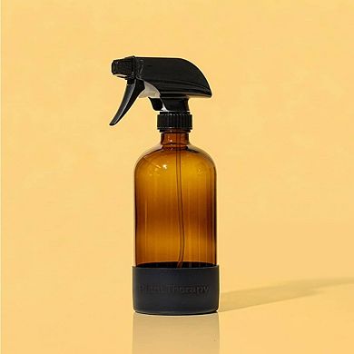 Plant Therapy 16 oz Glass Spray Bottle with Black Silicone Sleeve
