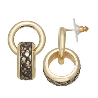 Nine West Gold-Tone Polished Post Earrings