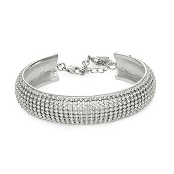 Simply Vera Vera Wang Silver Tone Polished Cuff Bracelet