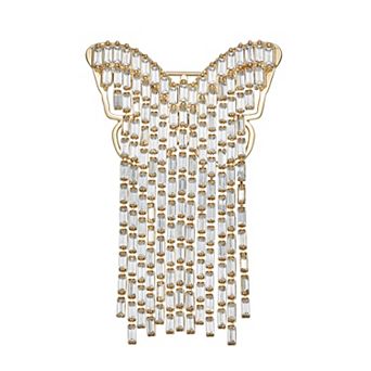 Simply Vera Vera Wang Gold-Tone Polished Butterfly Brooch