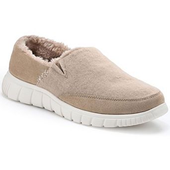 HOMEHOT Mens Slippers Indoor Outdoor Warm House Shoes
