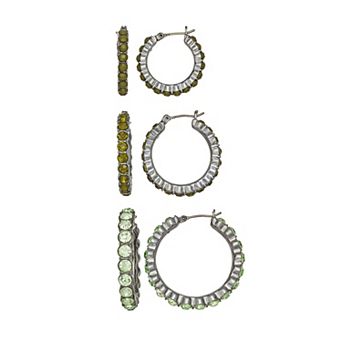 Simply Vera Vera Wang Polished Hoop Earring Trio Set
