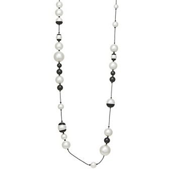 Simply Vera Vera Wang Polished Simulated Pearl Strand Necklace