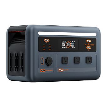 OSCAL PowerMax 1800 SE Solar Generator with LiFePO4 Battery and UPS for Home Backup, Camping