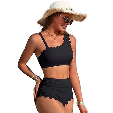 One Shoulder Bathing Set