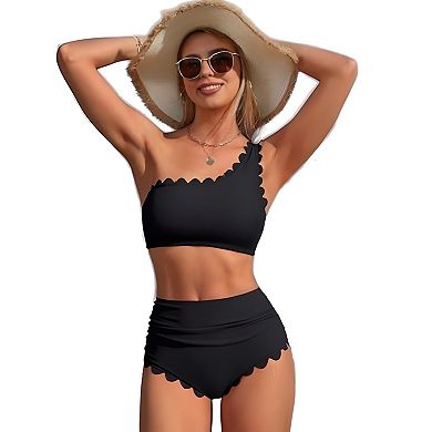 One Shoulder Bathing Set