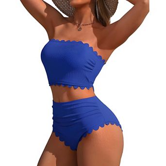 Ribbed Swimwear Set Women