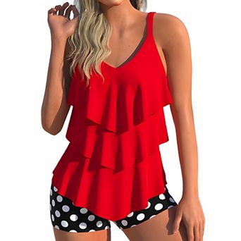 Slim Fit Tankini Swim Set