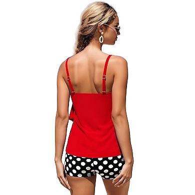 Slim Fit Tankini Swim Set