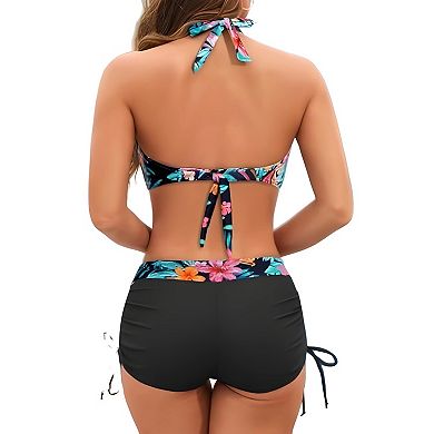 Two Piece Swim Shorts Bikini