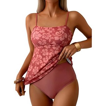 Floral Boho Tankini Flowy Set