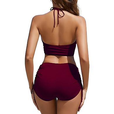 High Waist Bikini Two Piece Set