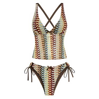 Flowy Tankini Two Piece Set