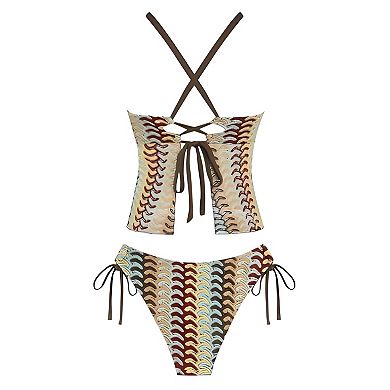 Flowy Tankini Two Piece Set