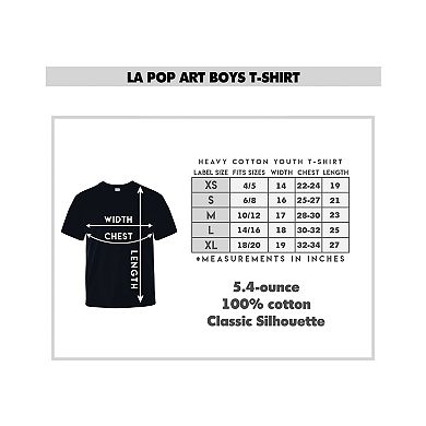 Sheet Music Heart - Boy's Word Art T-Shirt
