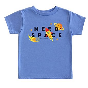 SmileyWorld Need Space - Toddler Short Sleeve Graphic T-Shirt
