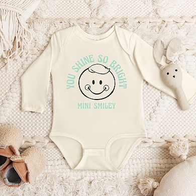 Mini Smiley You Shine So Bright - Baby Long Sleeve Bodysuit