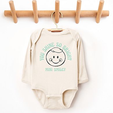 Mini Smiley You Shine So Bright - Baby Long Sleeve Bodysuit