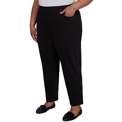 Plus Size Alfred Dunner Travel Advisory Short Length Pants