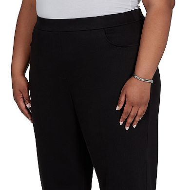 Plus Size Alfred Dunner Travel Advisory Short Length Pants