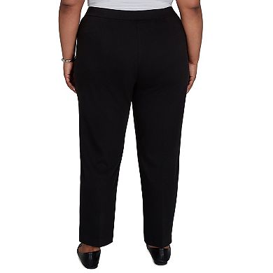 Plus Size Alfred Dunner Travel Advisory Short Length Pants