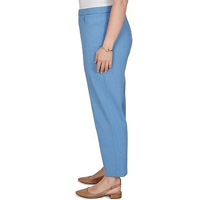 Plus Size Alfred Dunner Provence Millennium Flat Front Short Length Pants