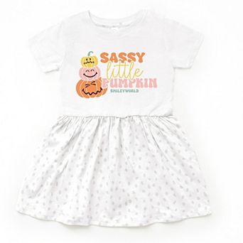 SmileyWorld Sassy Little Pumpkin - Toddler Graphic Dress