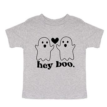 Ghosts Hey Boo - Toddler Short Sleeve Tee