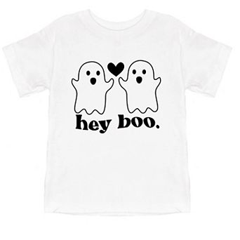 Ghosts Hey Boo - Toddler Short Sleeve Tee