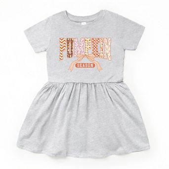 Pumpkin Season Patterns - Toddler Graphic Dress