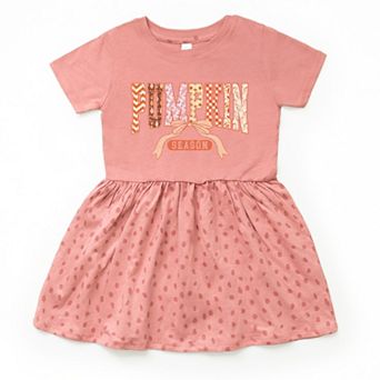 Pumpkin Season Patterns - Toddler Graphic Dress